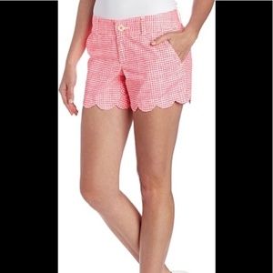 Lilly Pulitzer Pink Gingham Shorts